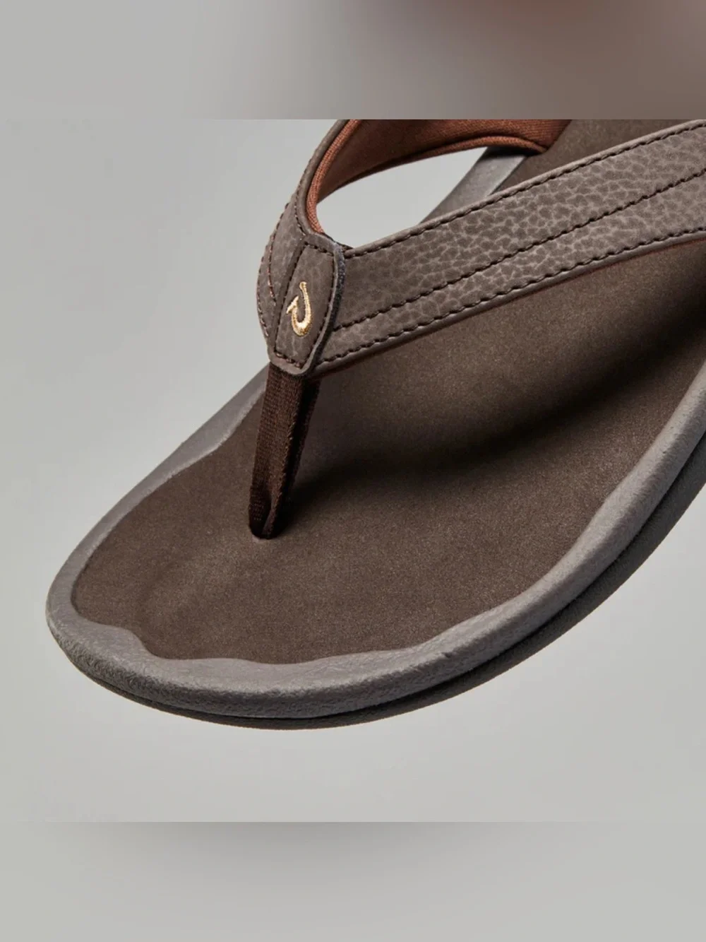 OluKai Brown Flip Flop Sandals